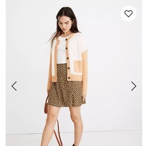 Madewell Colorblock Colburne Cardigan Sweater